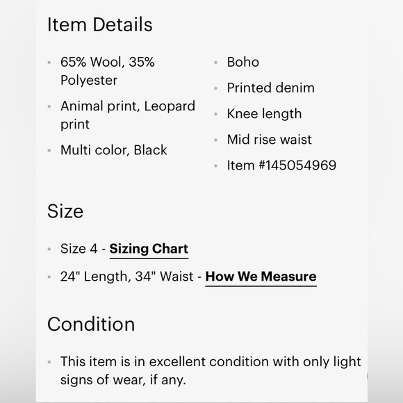 MICHAEL KORS size 4 black over beige floral design pencil skirt , excellent cond - Picture 3 of 7